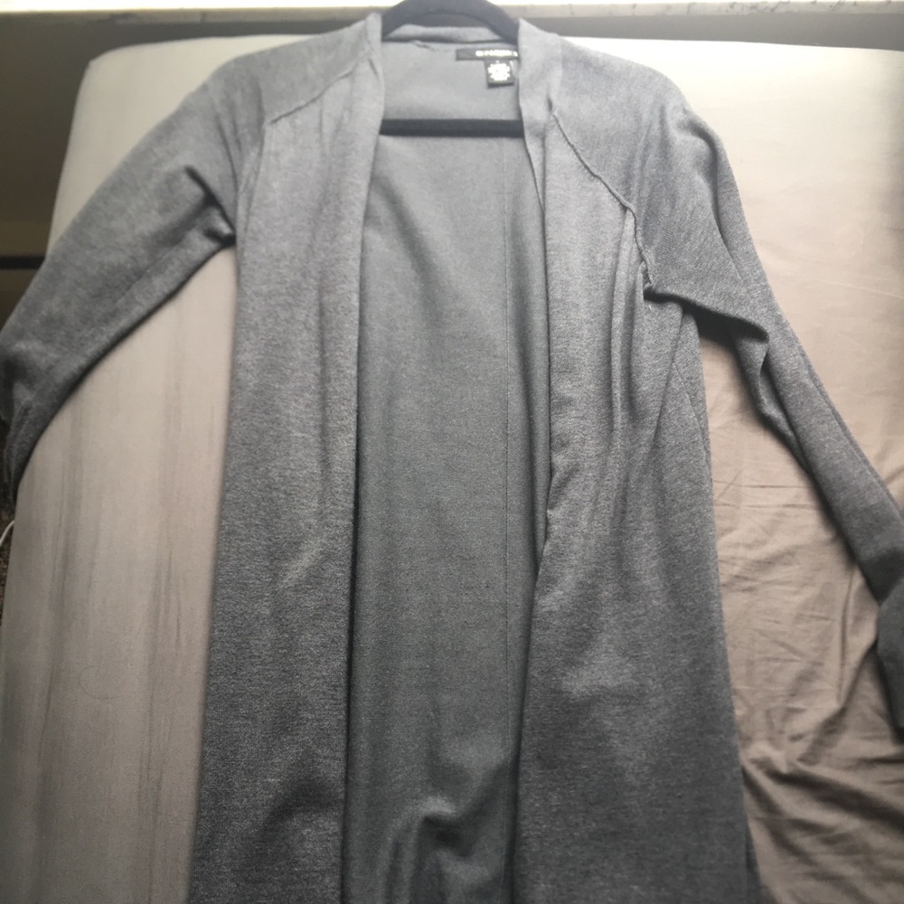 Long grey duster